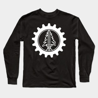 Black Lodge Research White Long Sleeve T-Shirt